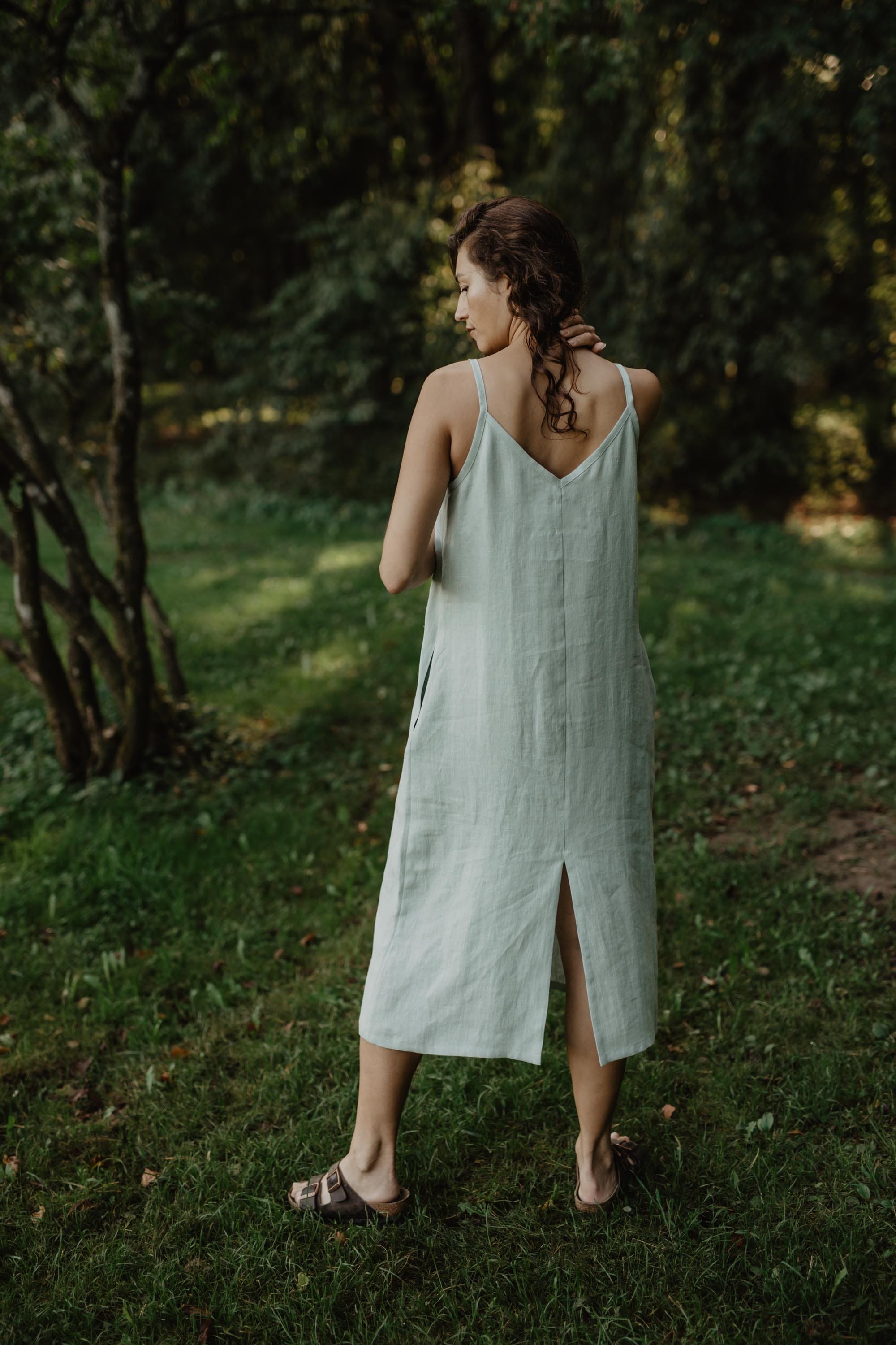 AmourLinen Linen dress Linen long dress Jakarta Linen Long Dress | AmourLinen | Linen Women Dresses