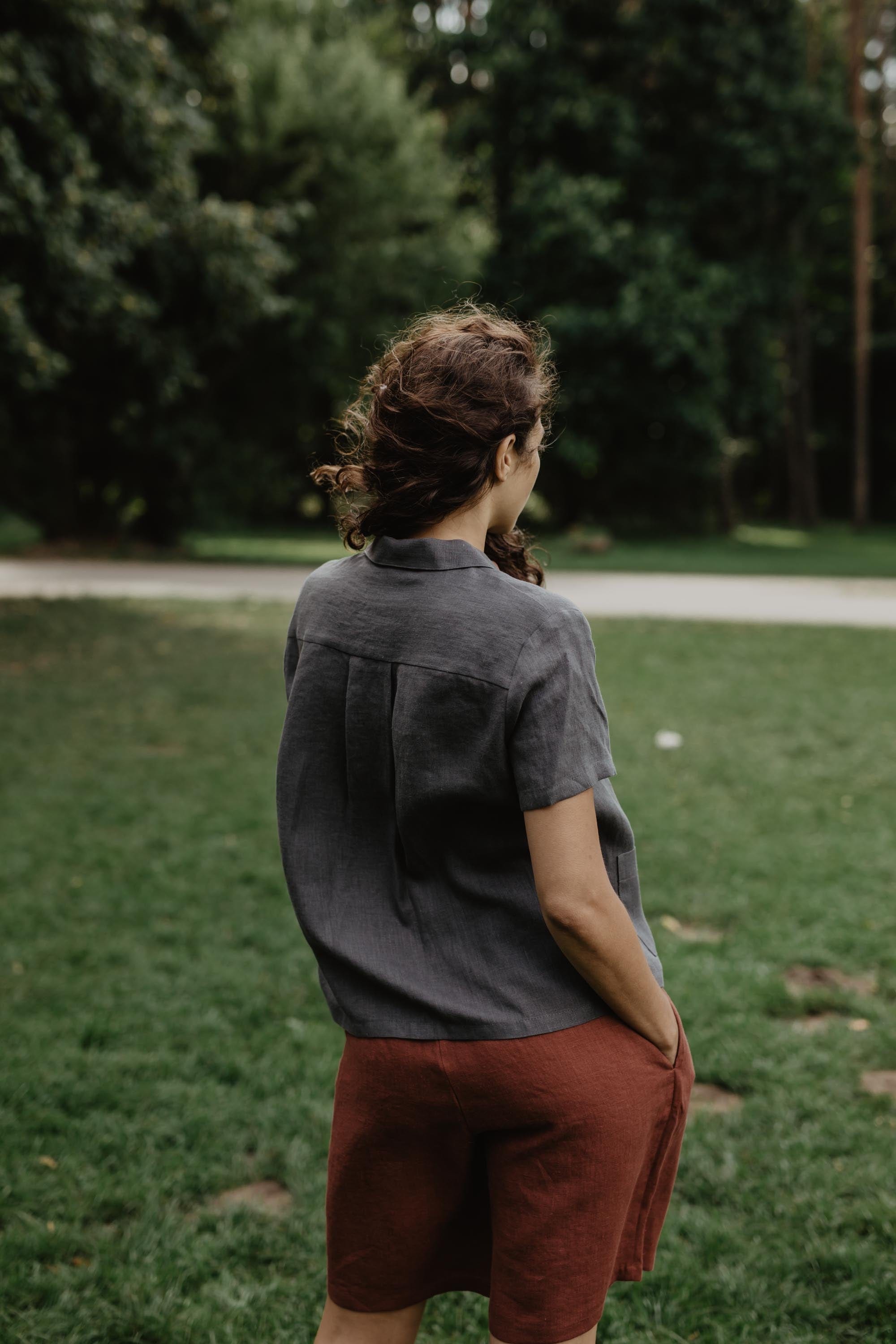 Linnen overhemd SCARLETT | ARCHIEFUITVERKOOP