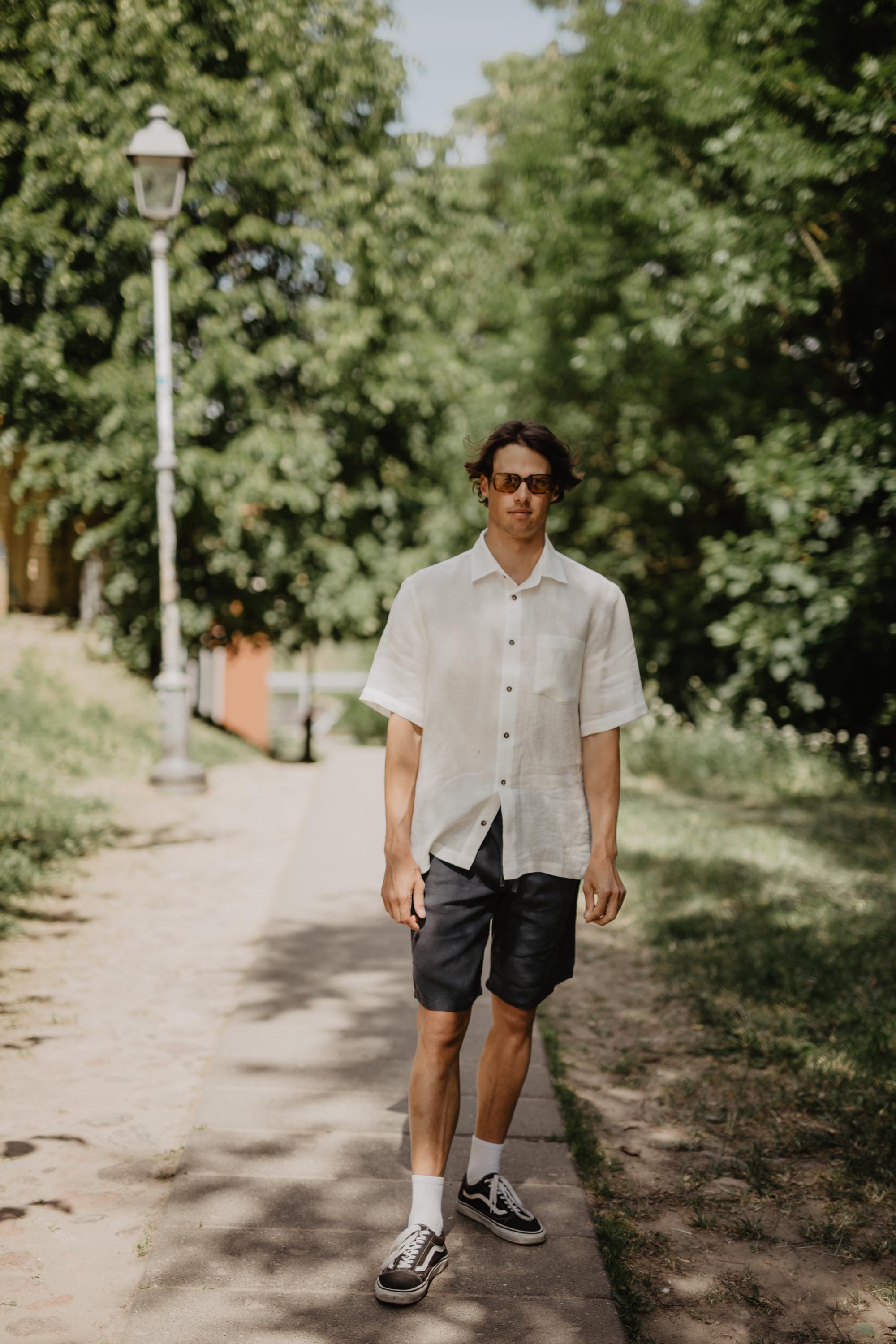 Oversized linnen overhemd MAGNUS | ARCHIEFUITVERKOOP