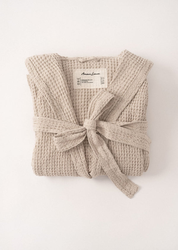 Men's Waffle Bathrobe