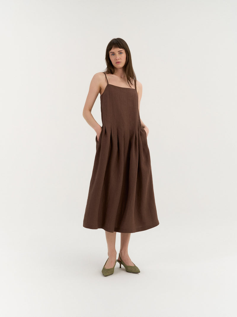  Sarah Geplooide Jurk
