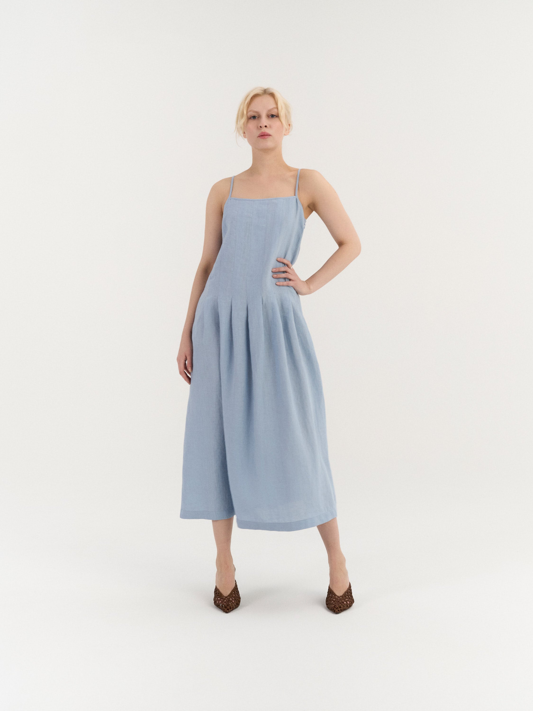 Sarah Pleated Dress