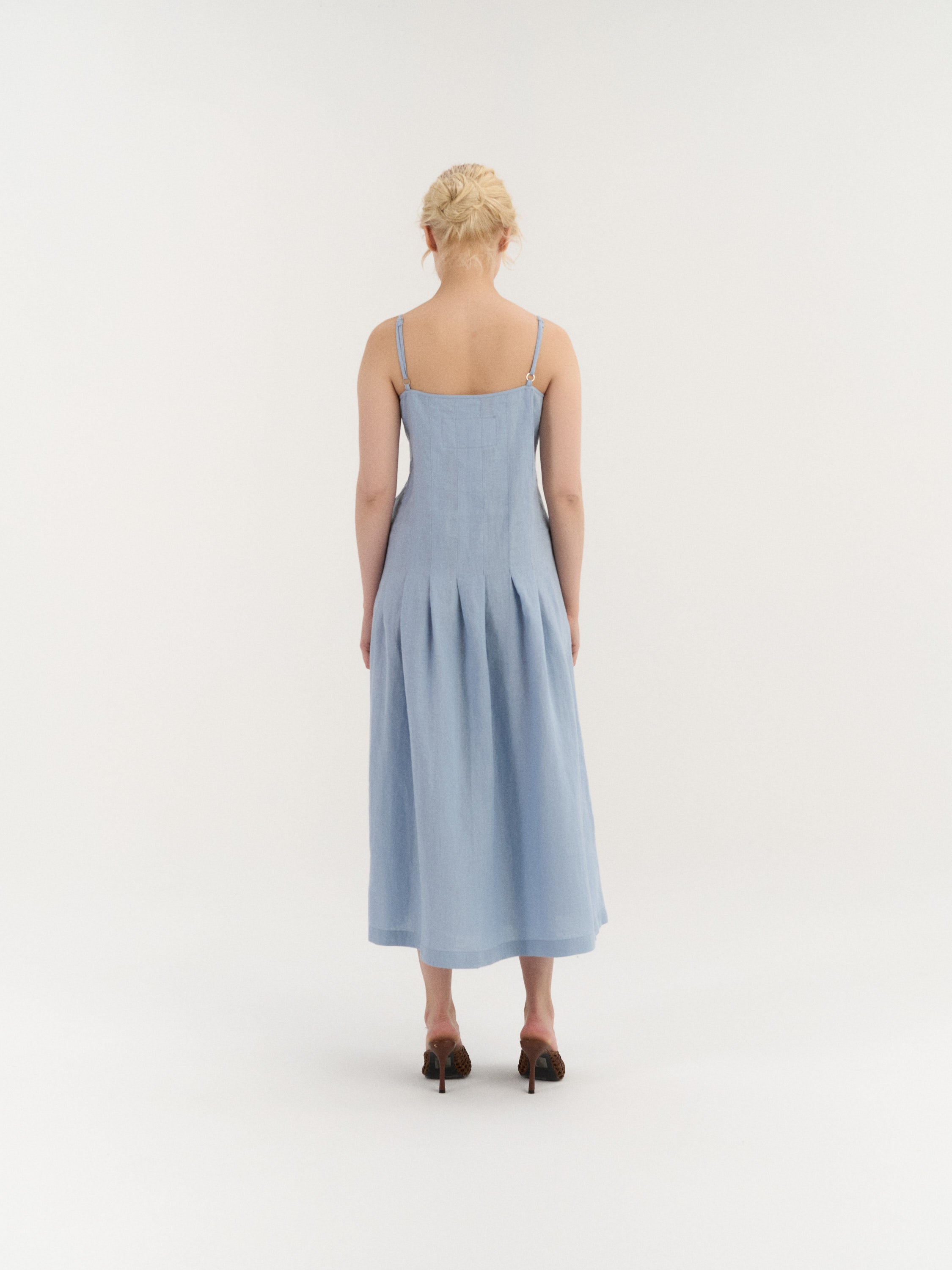 Sarah Pleated Dress