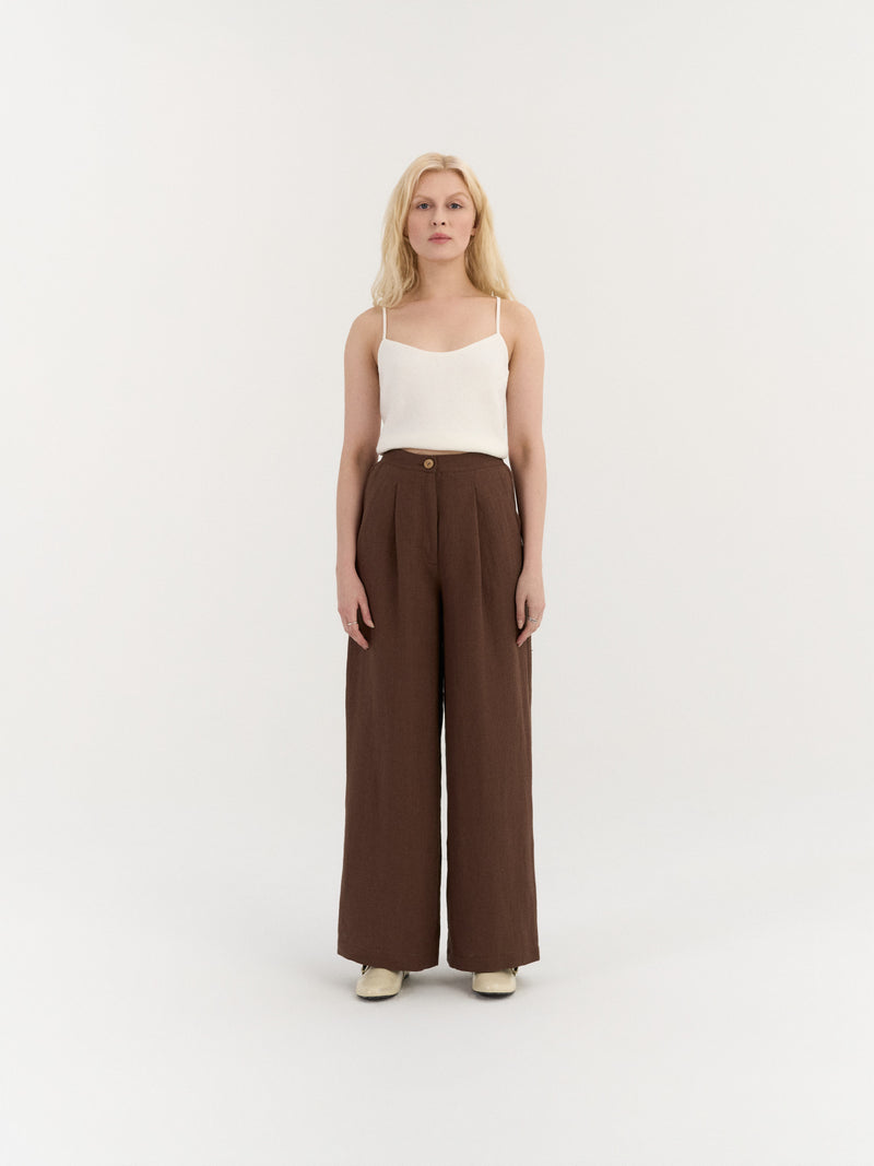 Lydia Klassieke Wijde Broek