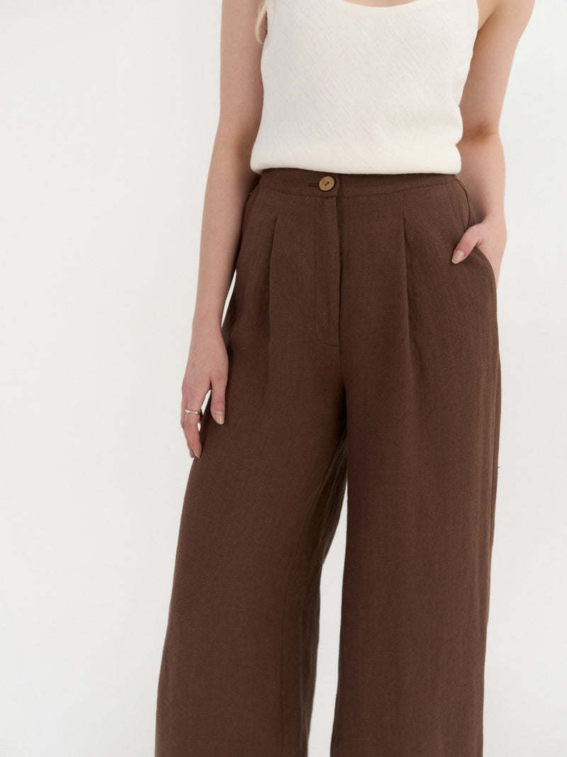 Lydia Klassieke Wijde Broek