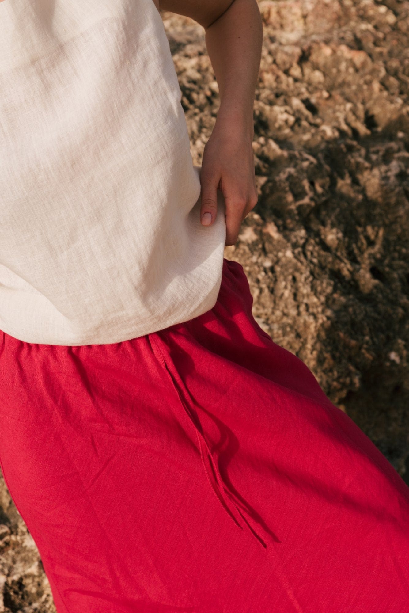 AmourLinen Linen dress Ciara linen slip skirt Ciara linen slip skirt