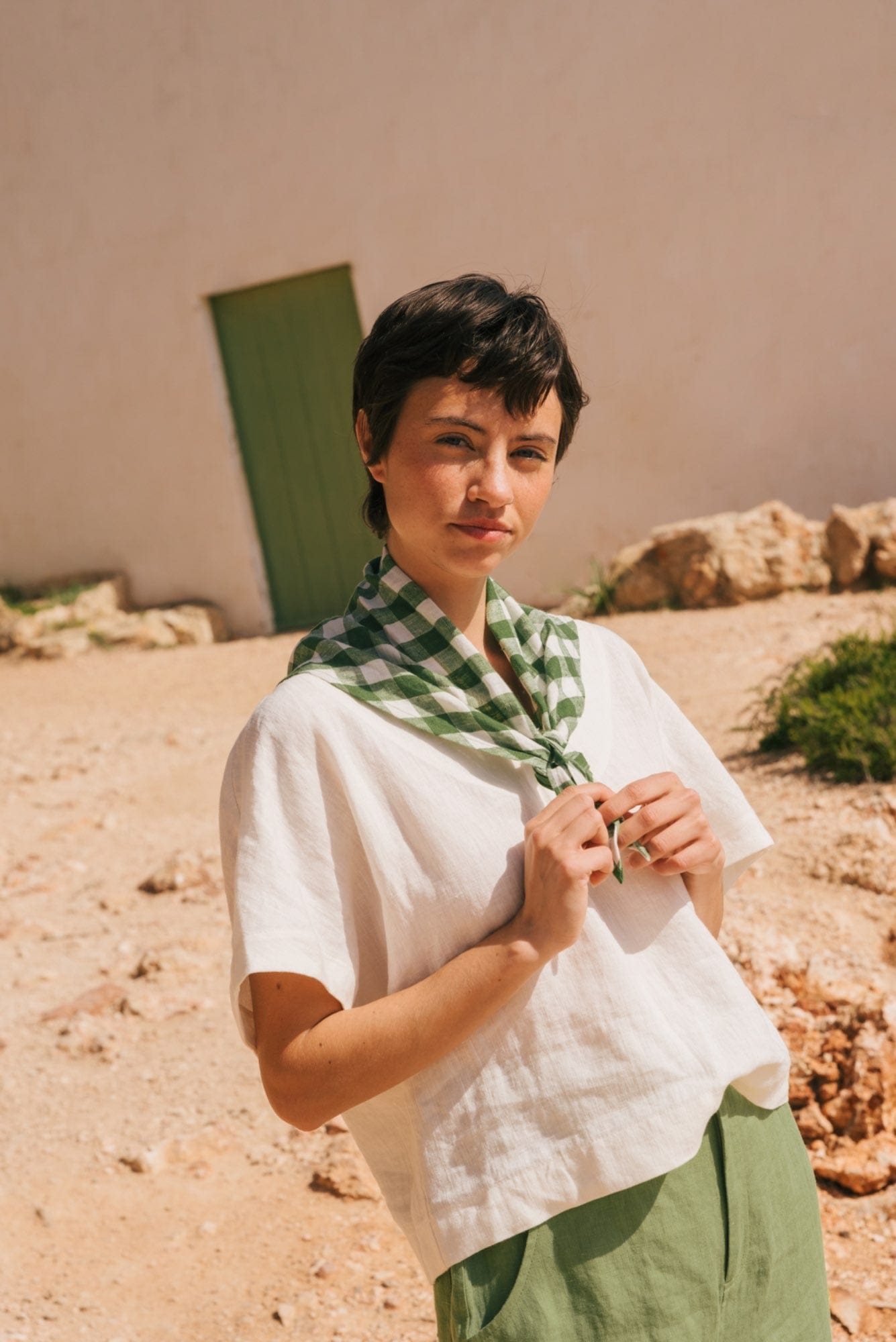 AmourLinen Linen scarf Linen scarf