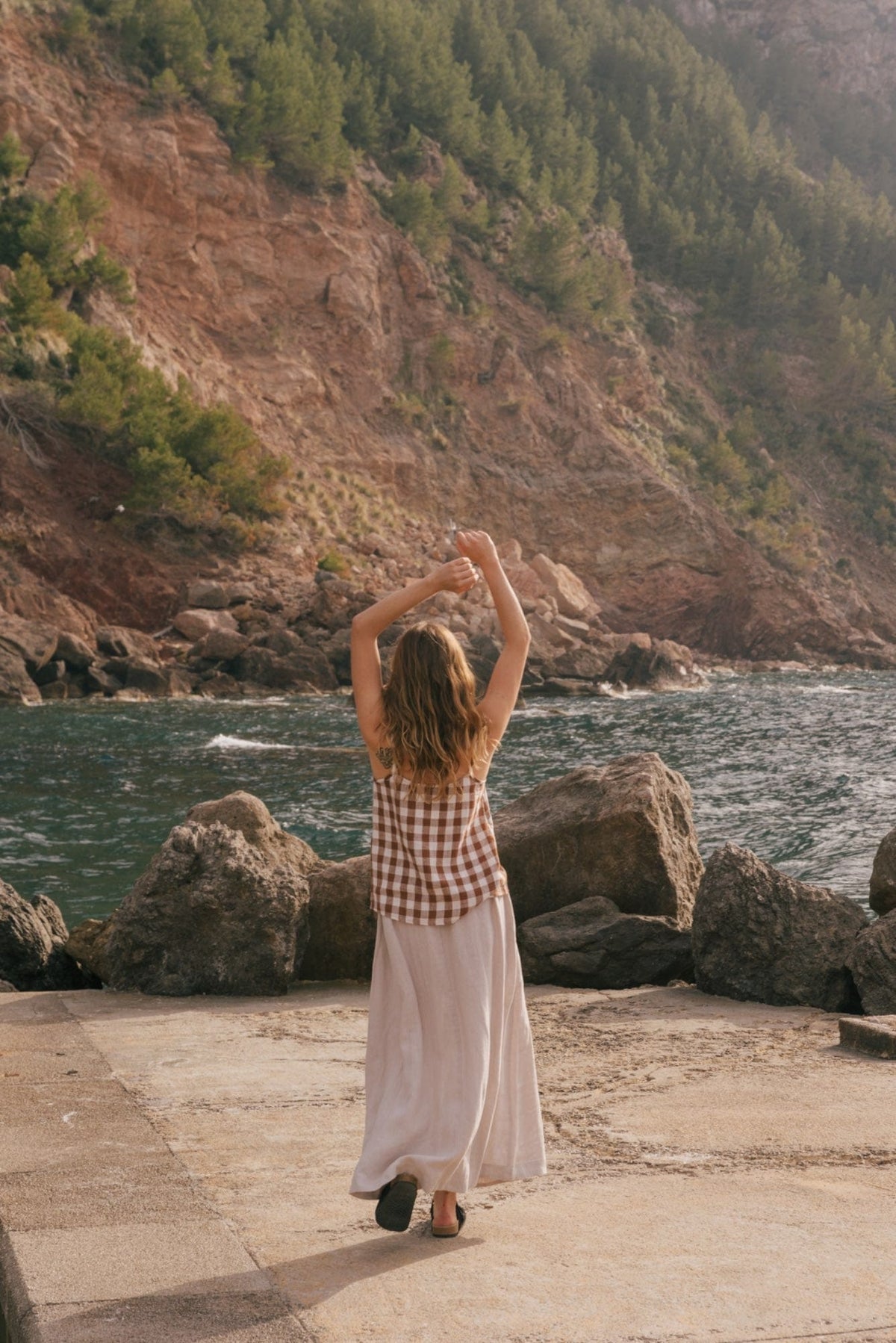 AmourLinen Linen dress Mona long linen skirt Mona long linen skirt