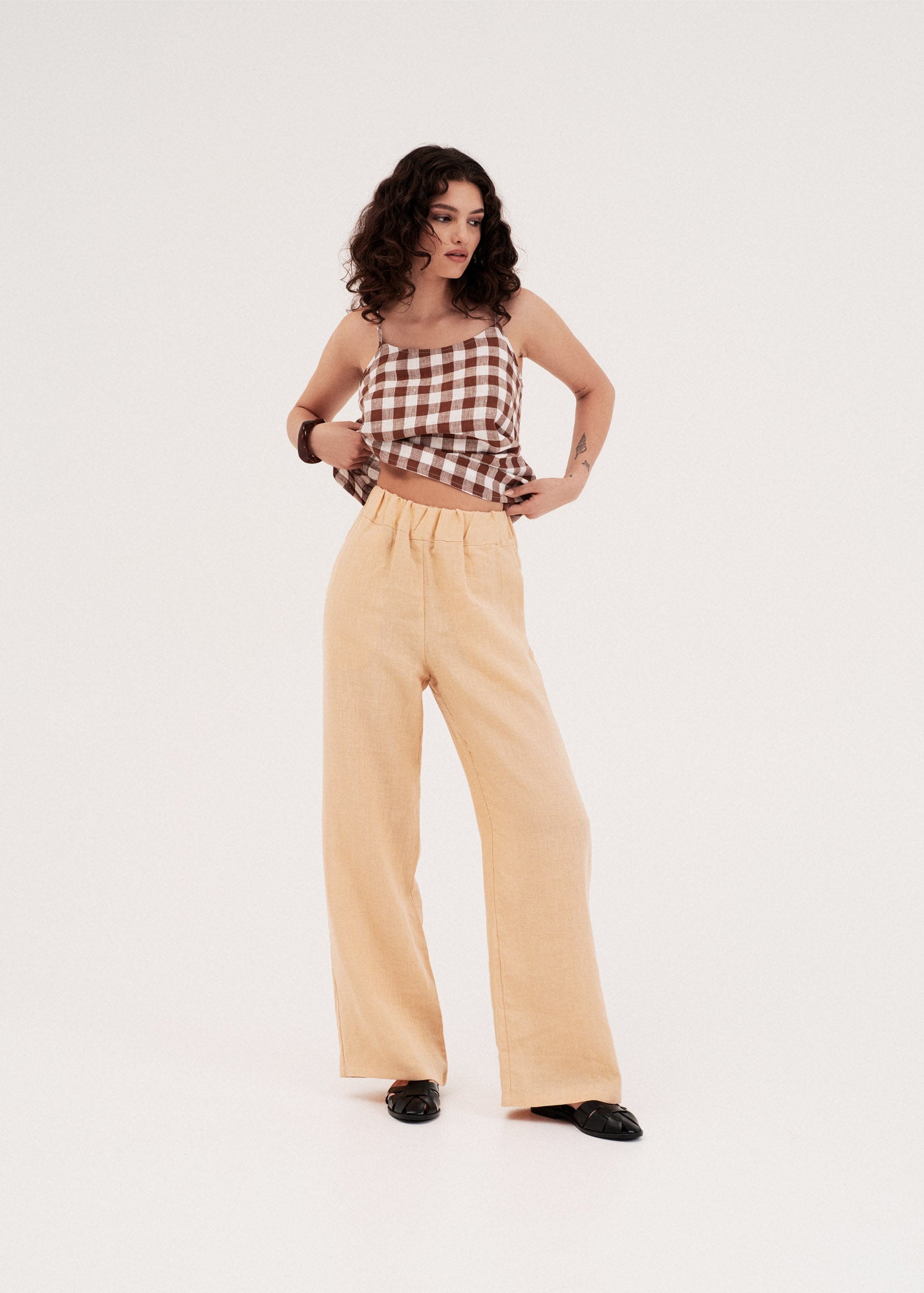AmourLinen Linen pants Oulu super long linen pants Linen Pants | AmourLinen | Linen Clothing
