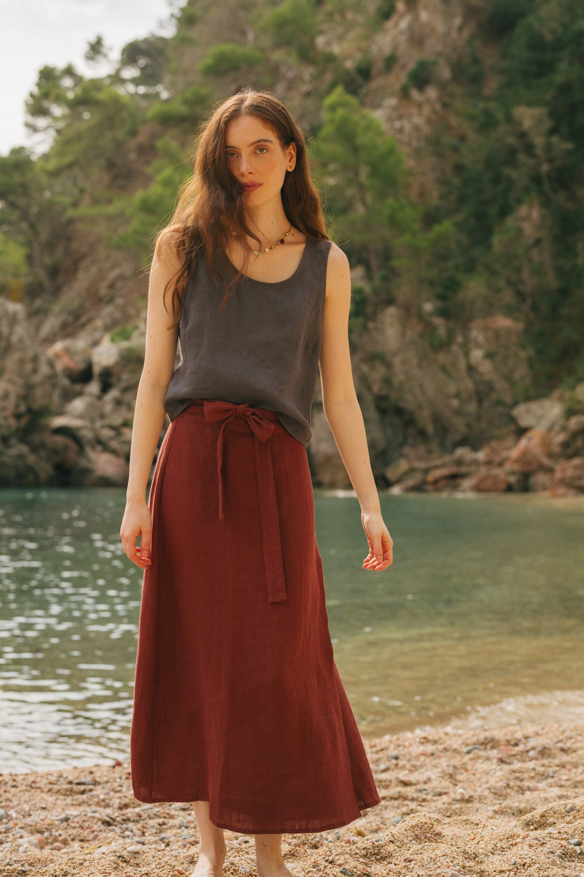 Iris Wrap Skirt