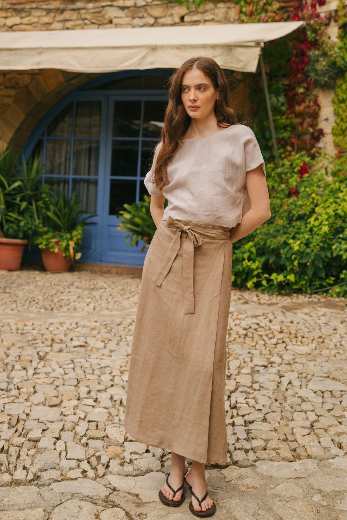 Iris Wrap Skirt