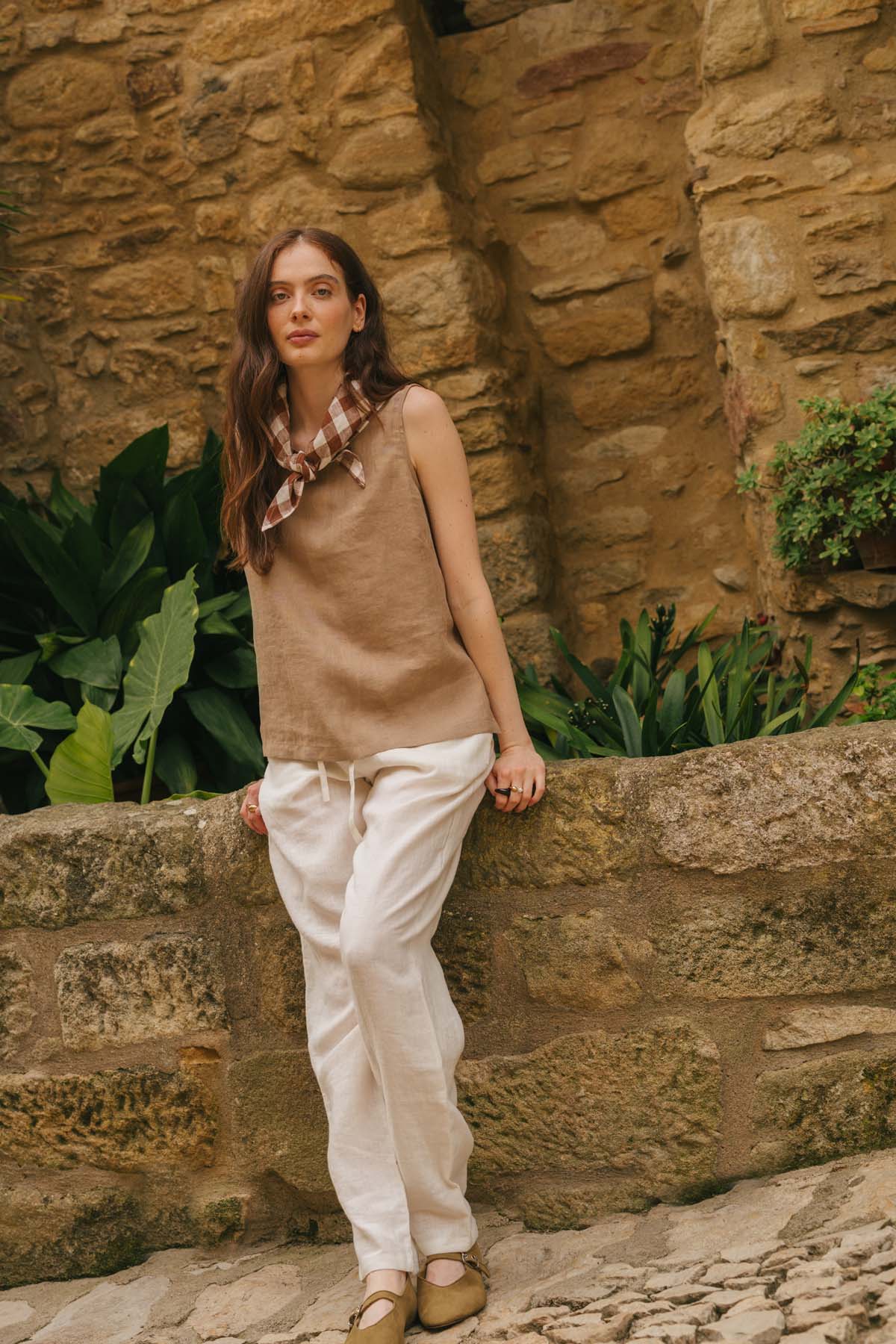 AmourLinen Linen top Classical linen top COLETTE Classical linen top COLETTE AmourLinen | AmourLinen | Linen Clothing