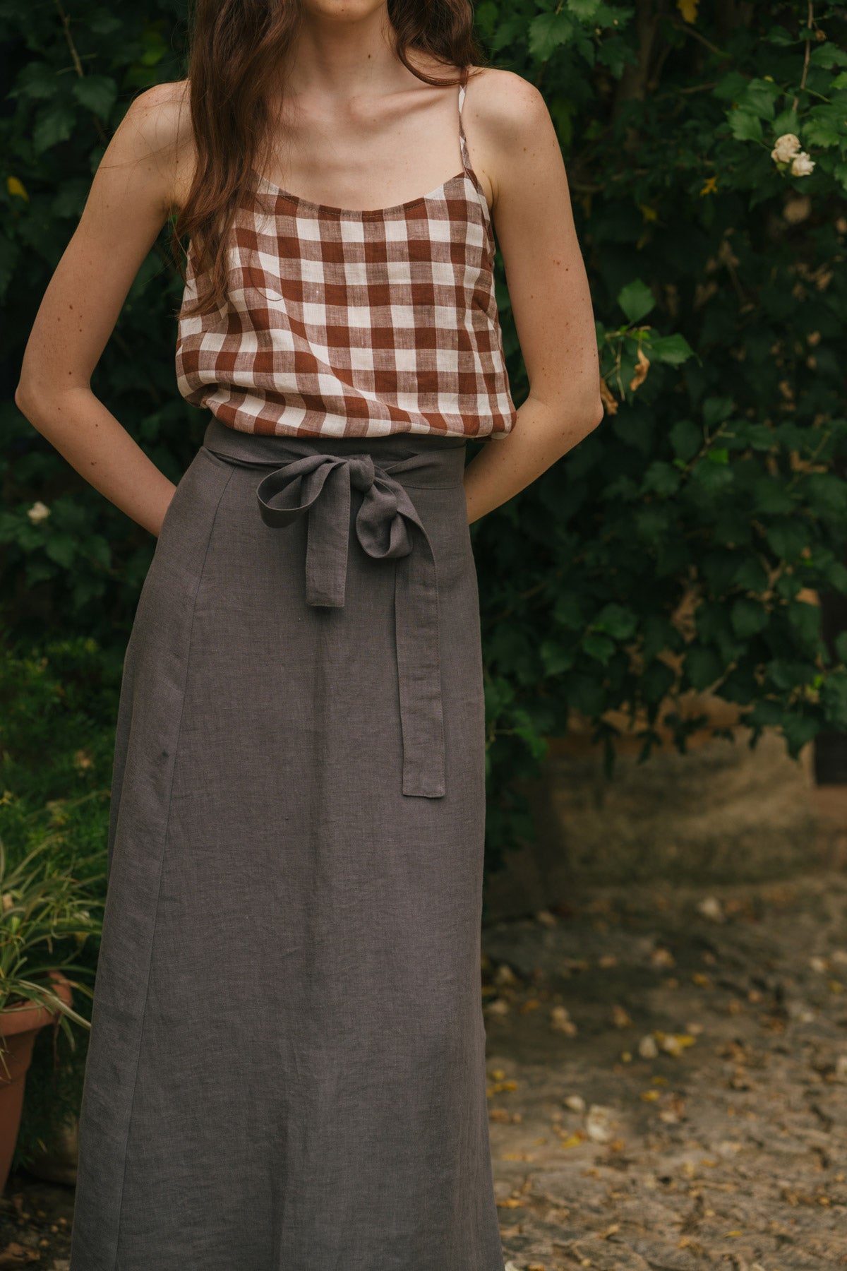 Iris Wrap Skirt
