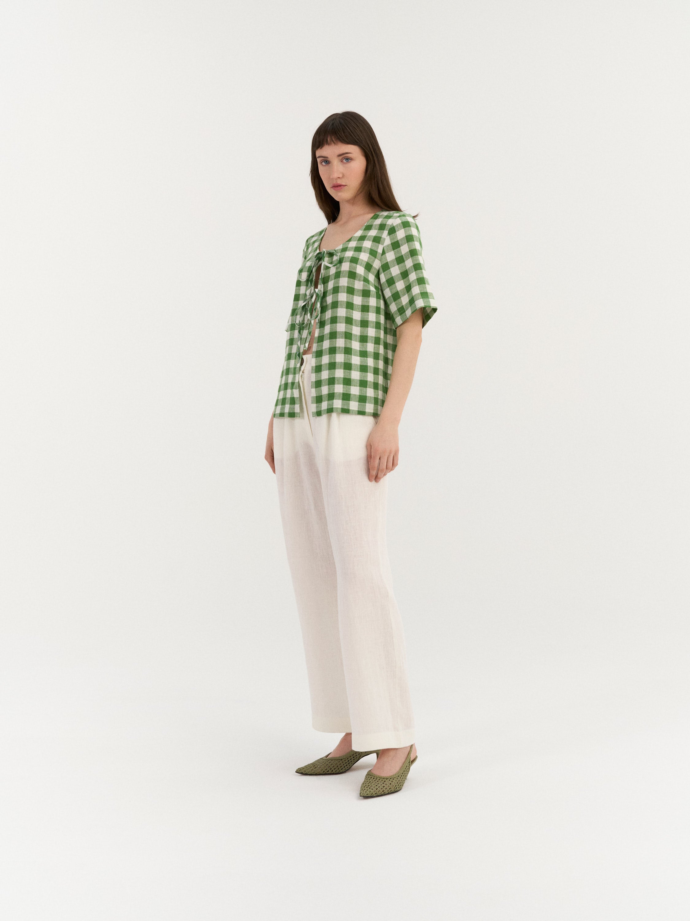 Vivien Tie Front Top