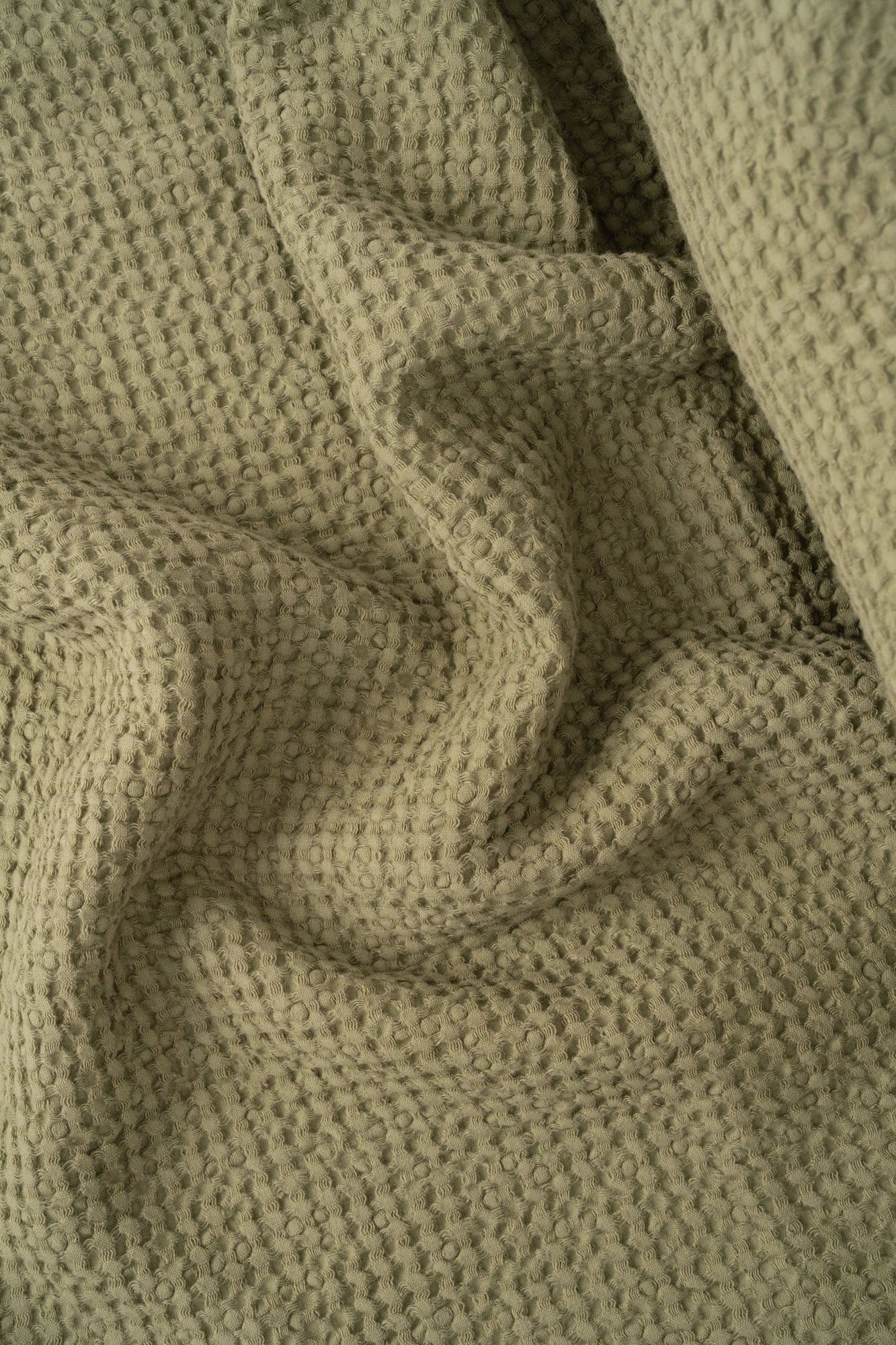 AmourLinen Linen waffle towel Linen waffle bath towel Linen Waffle Towel | AmourLinen | White